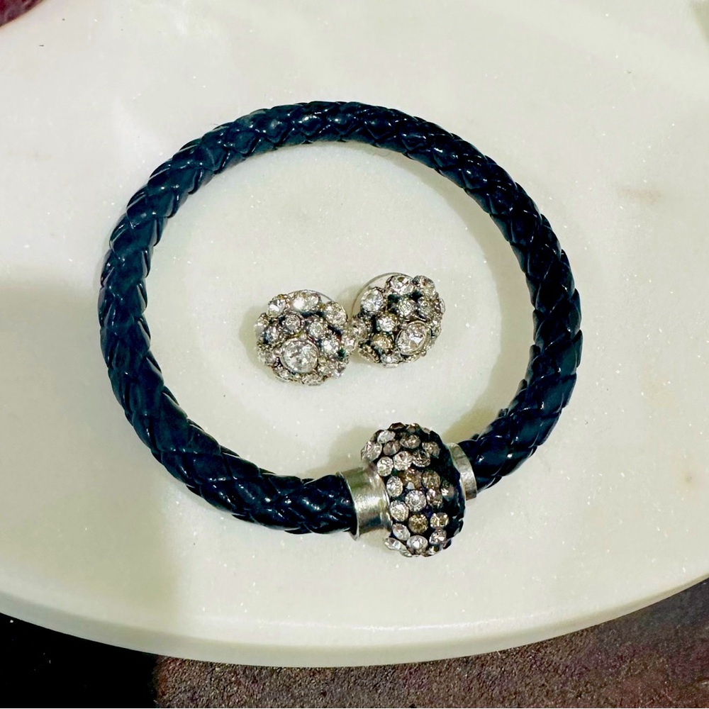Studs and bracelet